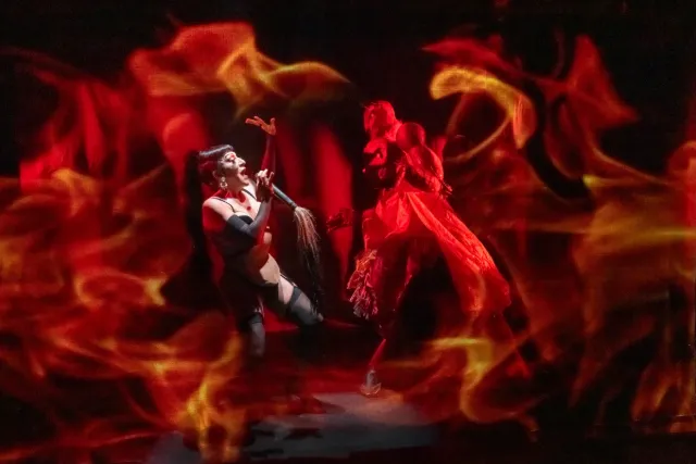 Arias with a Twist — production image