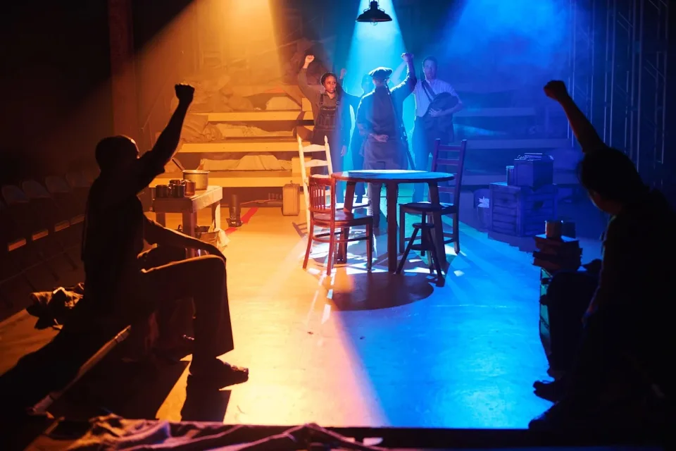 At The Barricades — production image
